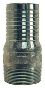 2 1/2" King Nipple - Plated Steel - Factory Direct Hose