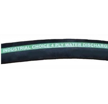 Rubber discharge hose