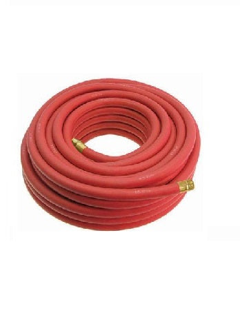 1 Inch Red Rubber Water Hose -75 foot - 200psi