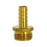 Industrial Grade Brass Male Garden Hose Fitting for 3/4 inch hose - Factory Direct Hose
