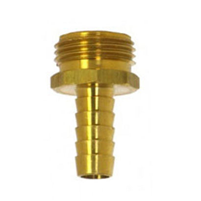 Industrial Grade Brass Male Garden Hose Fitting for 5/8 inch hose - Factory Direct Hose