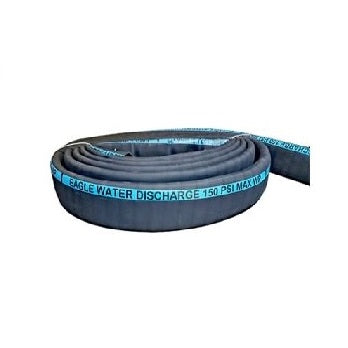 Rubber Water Discharge hose - 10 inch (Purchase by the foot)