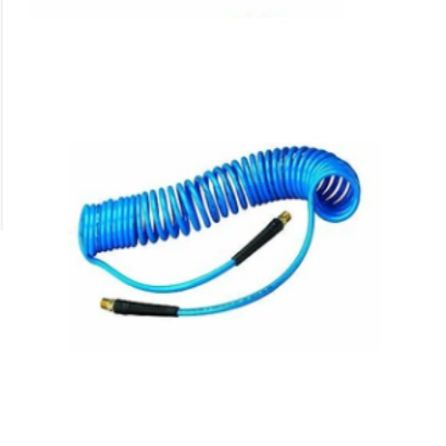 WNCGC 50FT Polyurethane Recoil Air Hose 1/4 Inch Inner Diameter Heavy Duty Air Compressor Hose
