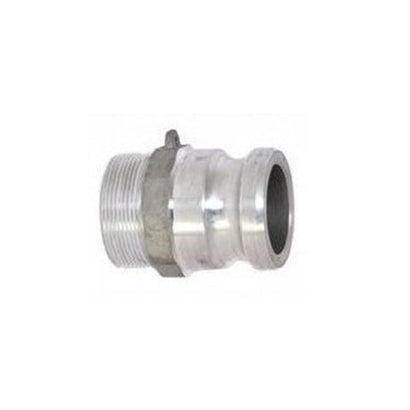1" Male Camlock x 1" Male Pipe (npt) Adapter - Aluminum - Factory Direct Hose